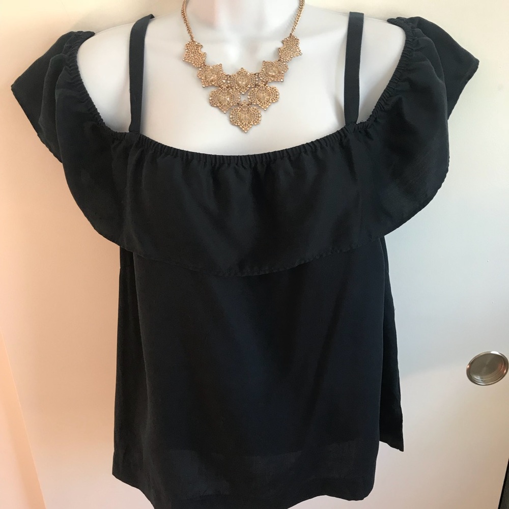 Dark blue top